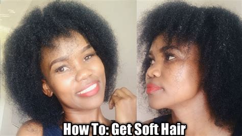 How To Make Natural Hair Soft And Manageable All Day Everyday Youtube