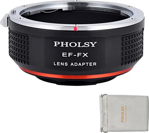 Amazon PHOLSY EF To FX Lens Mount Adapter Manual Focus Compatible