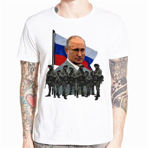 Buy Asian Size Vladimir Putin Funny Tees Vintage Russian President Men