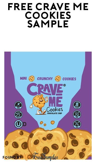 FREE Crave Me Snacks Cookies Sample