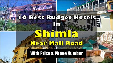 10 Best Budget Hotels In Shimla Near Mall Road शमल म ससत हटल