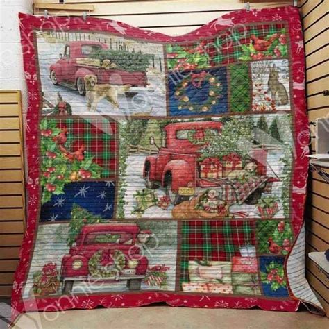 Red Truck Christmas Blanket Au1503 85o31