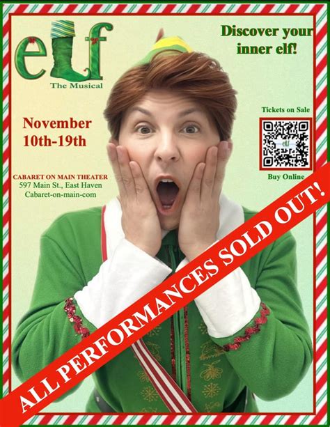 Theater Review Elf The Musical At Cabaret On Main Theater East