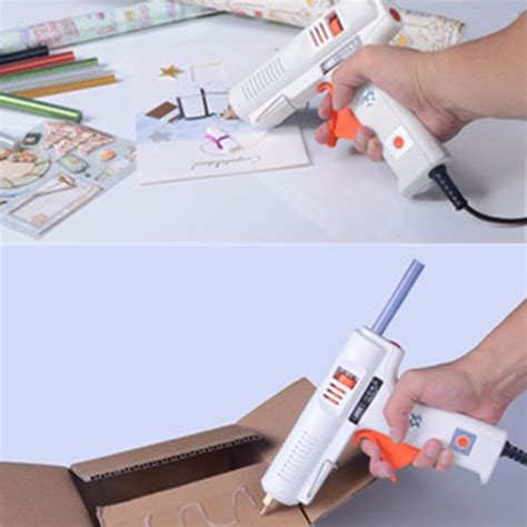 New W Hot Melt Glue Gun High Power Fast Heat Temperature V Adjustable EBay