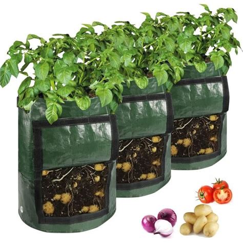 Lot De Sacs Plantes Sac Culture Pomme De Terre Sacs De Culture Sac