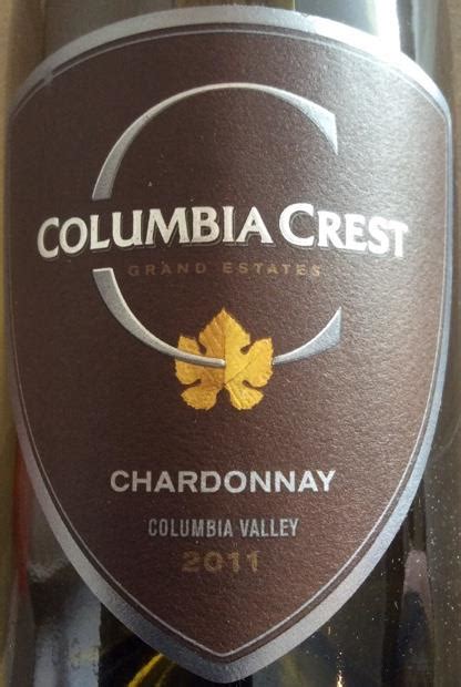 Columbia Crest Chardonnay Grand Estates Usa Washington Columbia