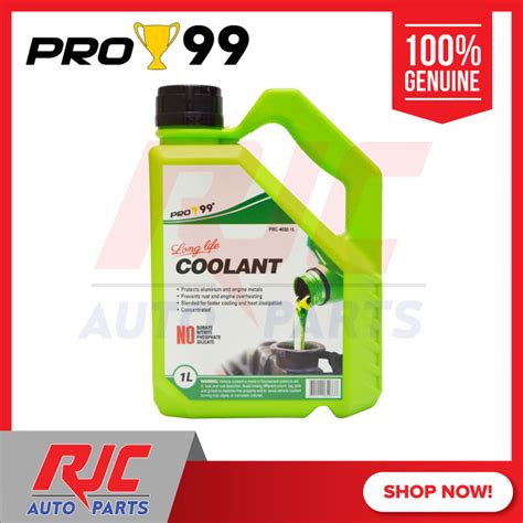 Pro 99 Ready To Use Radiator Long Life Coolant Green 1 Liter 1L