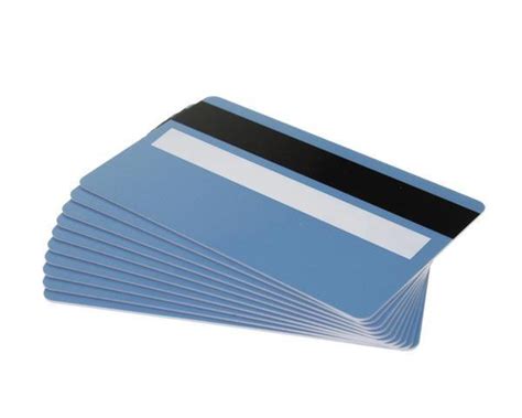 Blank Coloured Plastic Cards With Hico Magnetic Stripe And Total Id