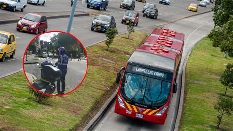 Motociclista Murió En Accidente Con Bus De Transmilenio