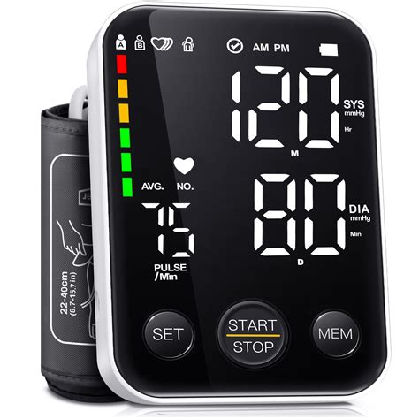 Blood Pressure Monitor Upper Arm Monitors for Home Use BP Machine with