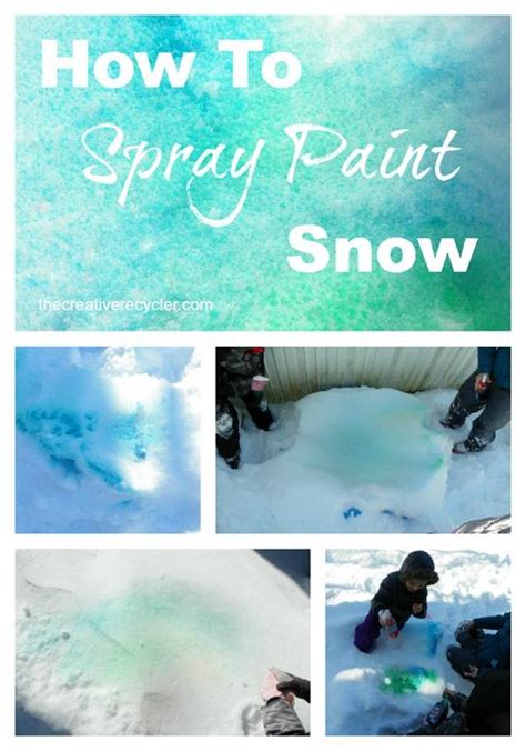 How To Spray Paint Snow - Musely