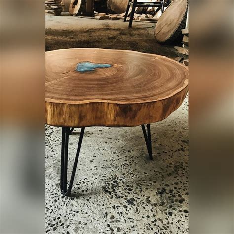 Stolik kawowy z pnia żywica Akacja In Wood Design Kielce Kup teraz