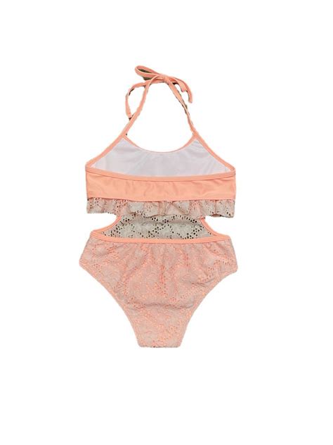 Irder - 2025 lace fabric swimwear little girl children girl one piece ...