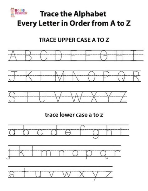 Tracing Letters A Z Pdf Reading Adventures For Kids Ages 3 To 5