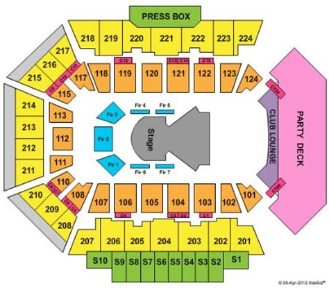 BMO Harris Bank Center Tickets and BMO Harris Bank Center Seating Chart ...