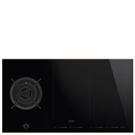 Smeg PM6912WLDR - комбинированная варочная панель газ + индукция ...