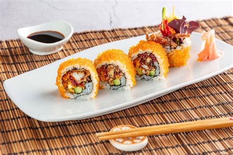 Inside Out Softshell Crab Sushi Roll Asian Inspirations