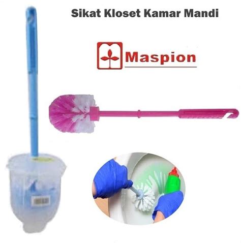 Jual Sikat Kloset Toilet Sikat WC Sikat Kamar Mandi Bulat Tangkai