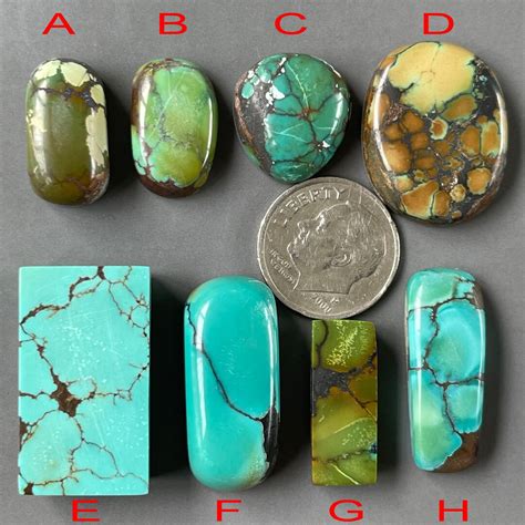 Stabilized Freeform Hubei Bamboo Mountain Turquoise Cabochon Chinese