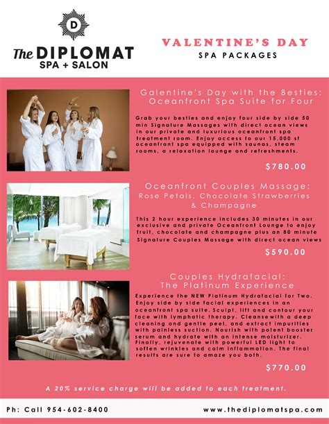 Rejuvenating Valentine’s Day Spa Packages at The Diplomat Spa + Salon 2 ...