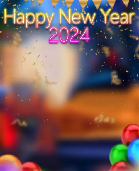 🔥 Happy New Year 2024 Background For Editing Images Hd