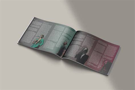 Fashion magazine layout design on Behance