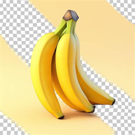 Premium Psd Transparent Background With Isolated Bananas