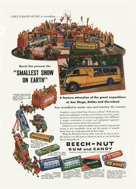 Beech Nut Gum And Candy 1936 R Vintageads