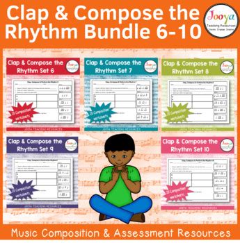 Music Composition Worksheets Big Bundle Sets By Jooya Teaching