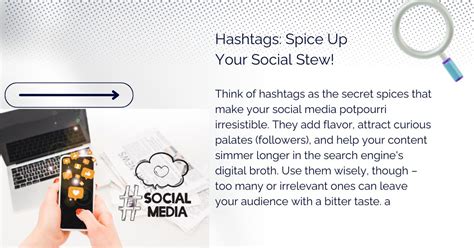 hashtags  secret spices    social media potpourri