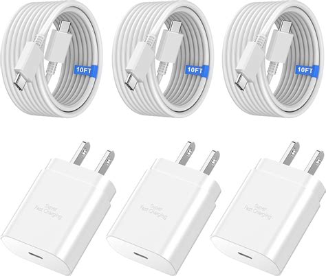 Super Fast Charger Type C 2 Pack 25w Usb C Wall Charger