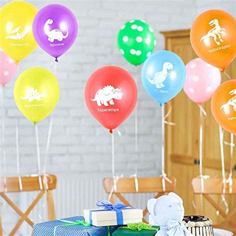 Fepito Pieces Dinosaurs Balloons Dinosaur Latex Balloons For