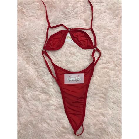 Bikini thun ôm body Bộ lót nữ mảnh Nội y nóng bỏng CICI HCM CL Ship hỏa tốc HCM