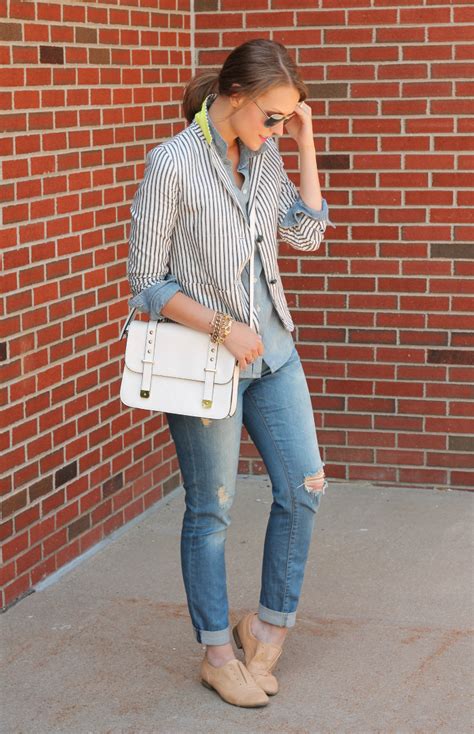 Denim Stripes Penny Pincher Fashion Blog