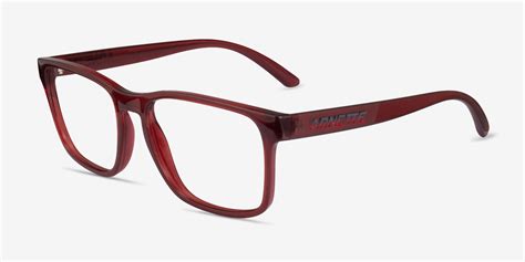 Arnette Elbo Square Transparent Red Frame Glasses For Women