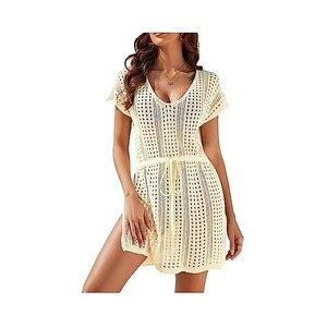 QREXVOG Coperchio Di Costumi Da Bagno Femminile Ups Abito Da Spiaggia In Spiaggia In Bikini Cavo