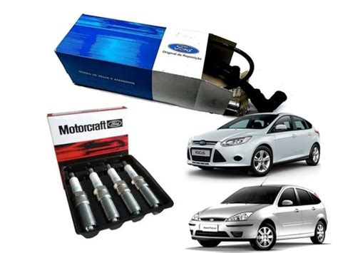 Kit Cabos Velas Ford Focus 1 6 8v Motor Zetec Rocam Parcelamento