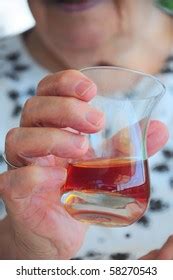 Wrinkled Hand Hold Glass Tea Stock Photo Shutterstock