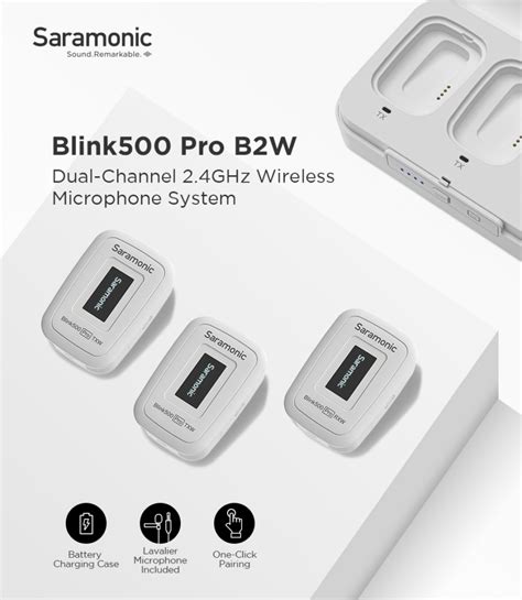 Saramonic Blink500 Pro B1 and B2 in stock! Now available in WHITE ...