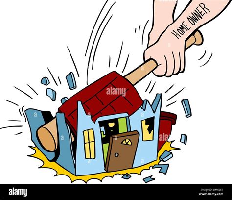 Angry Homeowner Stock Vector Images Alamy