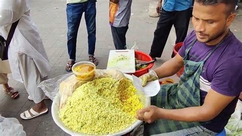 King Of Jhal Muri Maker Rubel Bhai S Famous Masala Jhalmuri Street