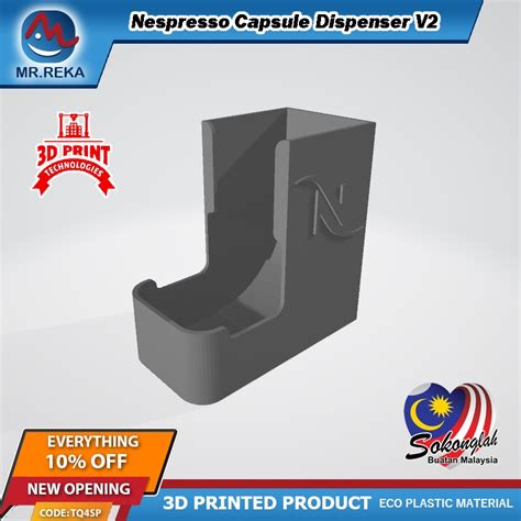 Nespresso Capsule Dispenser V Single Slot To Slots Shopee Malaysia