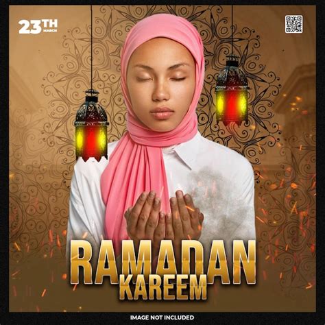 Design De Modelo De Postagem De M Dia Social Ramadan Kareem Psd Gr Tis