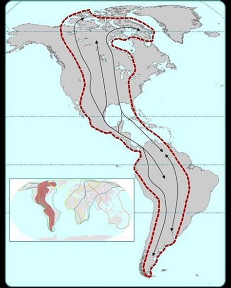 Mapa De Las Rutas Migratorias