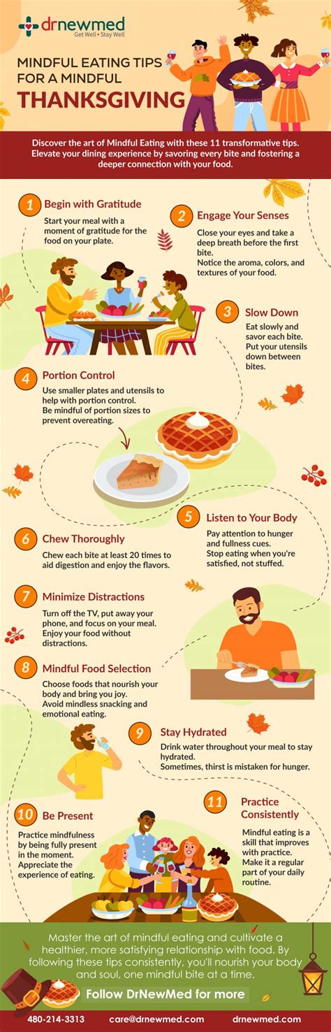 Your Healthy Thanksgiving A Guide To Mindful Eating Infographic