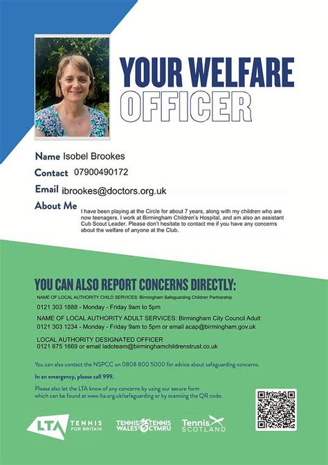 Welfare Officer Ctcsite