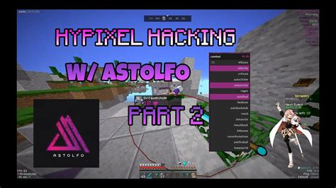 Hacking On Hypixel With Astolfo Client Part 2 YouTube