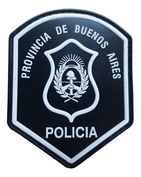 Escudo Parche Pvc Goma Policía Bs As CEO DINES