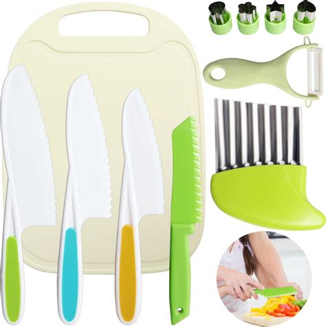 Amazon De Kindermesser Teiliges Kinder K Chenmesser Set Zum