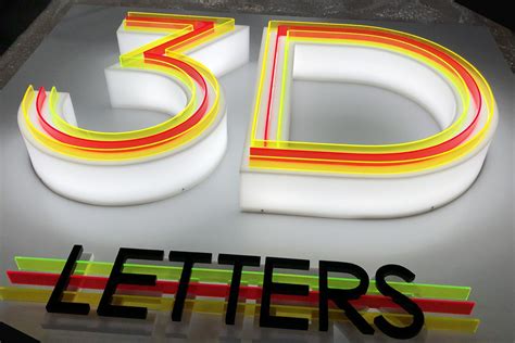 3d Acrylic Letters With Detail To Face 3dlettersmadeinmanchester